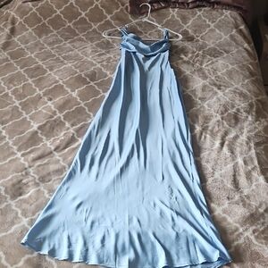 Beginning Boutique Light Blue Maxi Dress